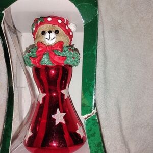 Santa's Best Looney Tunes European Style Glass Mouth Blown Hand Crafted Ornament
